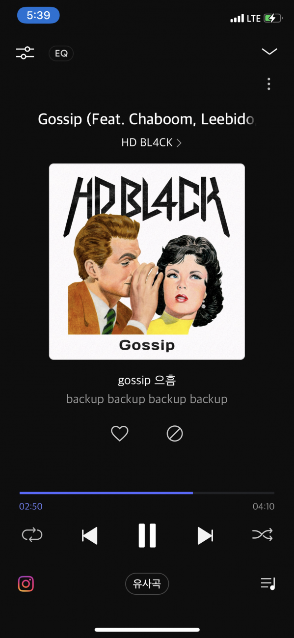 4511627C-2417-4C2D-BF0A-68D398311E60.png : Hd bl4ck - gossip 이거 장르가..?