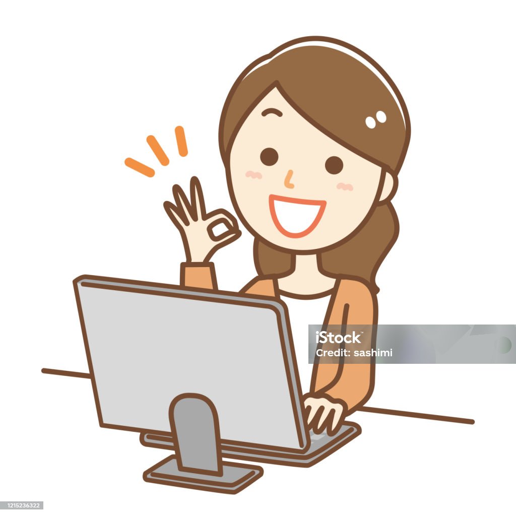 개인용-컴퓨터에서-작업하는-동안-ok에-서명하는-여성.jpg