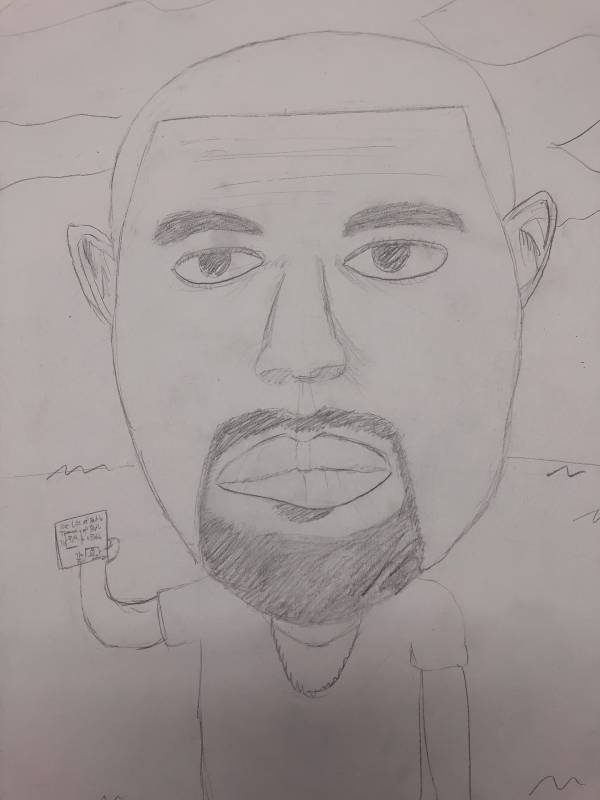 211C3A2C-D1FA-49B0-A691-073669D853CE.jpeg : 칸예 그려봤습니다..