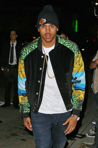 Chris-Brown-versace-for-hm-bomber-printed-jacket-Air-Jordan-Retro-4-Sneakers-1.jpg