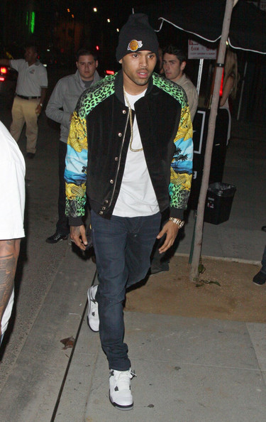 Chris-Brown-versace-for-hm-bomber-printed-jacket-Air-Jordan-Retro-4-Sneakers-3.jpg