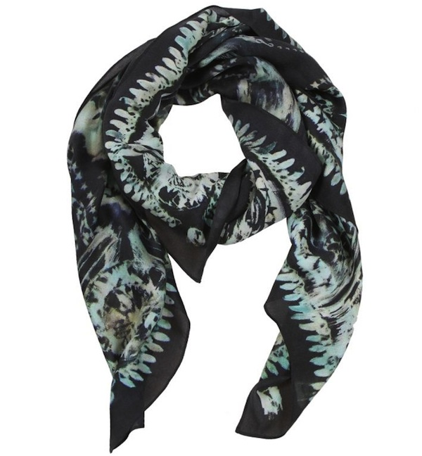 Balmain-Green-Black-Print-Silk-Scarf.jpg
